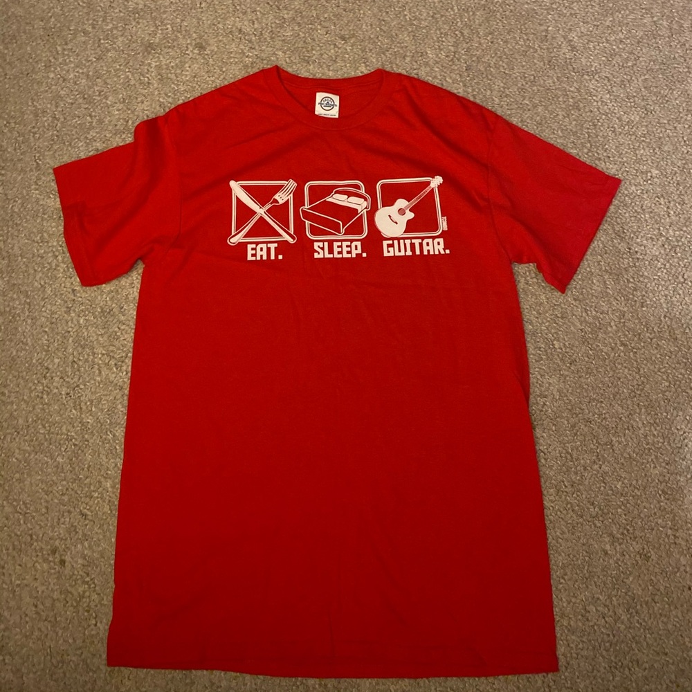 Eat Sleep Guitar tee